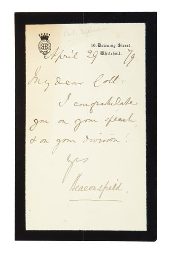 (DISRAELI, BENJAMIN.) Monypenny and Buckle. The Life of Benjamin Disraeli, Earl of Beaconsfield. Interleaved with over 180 autographs b